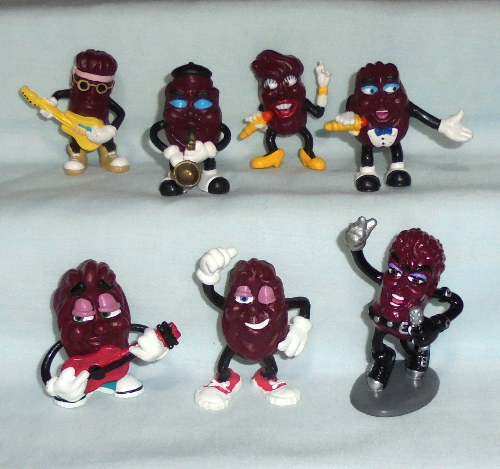 California Raisins Post California Raisins PVC Figures Post Cereal Hardees Store Lot 32 ...
