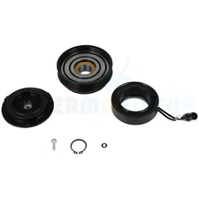 A/C AC Compressor Clutch Kit Pulley Coil for 2001-2006 For Hyundai Santa Fe 2.7L