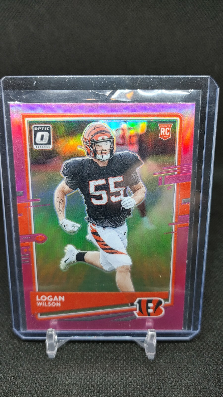 Logan Wilson Panini Donruss Optic #143 Pink