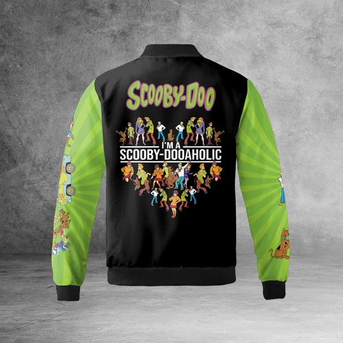 Scooby Doo Characters I'm A Scooby Dooaholic Bomber Jacket