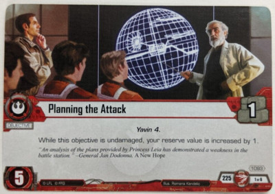 Planning the Attack Star Wars LCG Card Game 1093 Galactic Ambitions Replacement