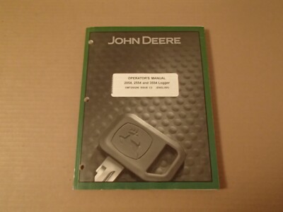 John Deere 2054 , 2554 , 3554 Logger Operator's Manual , OMT200290 C3