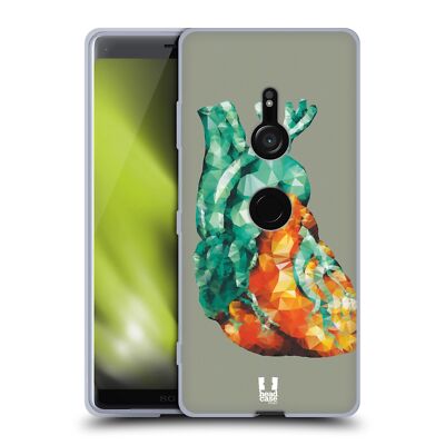 HEAD CASE DESIGNS POLYGONAL ANATOMY SOFT GEL CASE FOR SONY PHONES 1