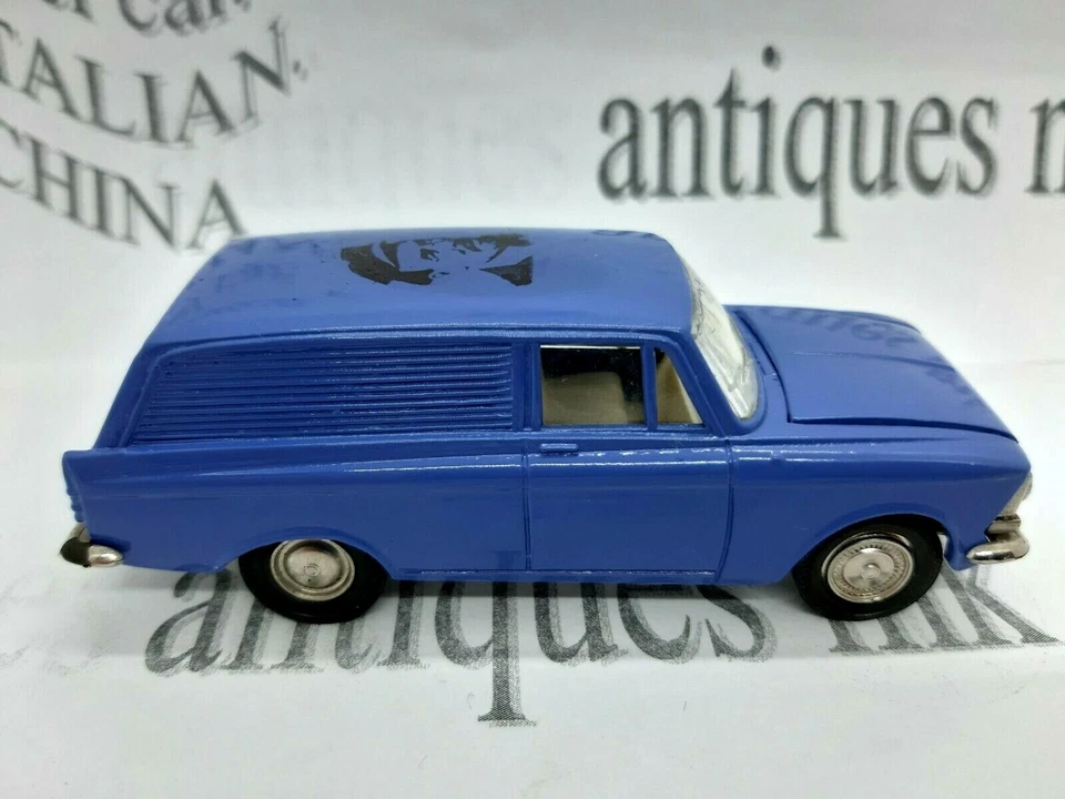 Vintage Moskvitch 433.A6. Lenin. Purple. Soviet. Ussr 1:43.Scale model. - Image 3 of 4