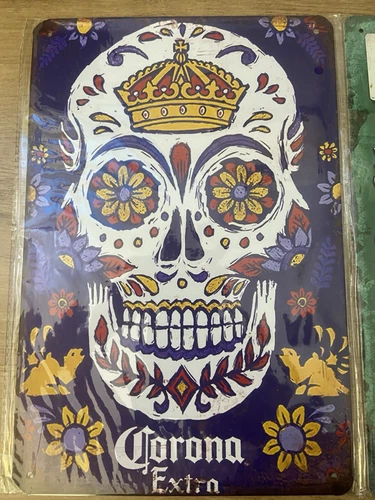 Corona Extra Beer Vintage Tin Metal Sign, 8x12 Inch Iron Wall Decor for Home