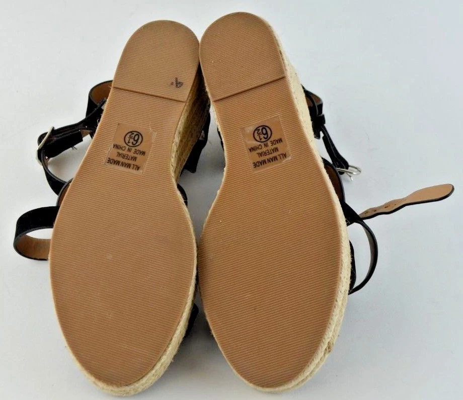 City Classified Wedge Heels 6½ Black Suede Casual  - Image 4 of 4