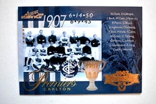 2012 SELECT ETERNITY AFL *PREMIERSHIP COMMEMORATIVE* PC86 CARLTON 1907