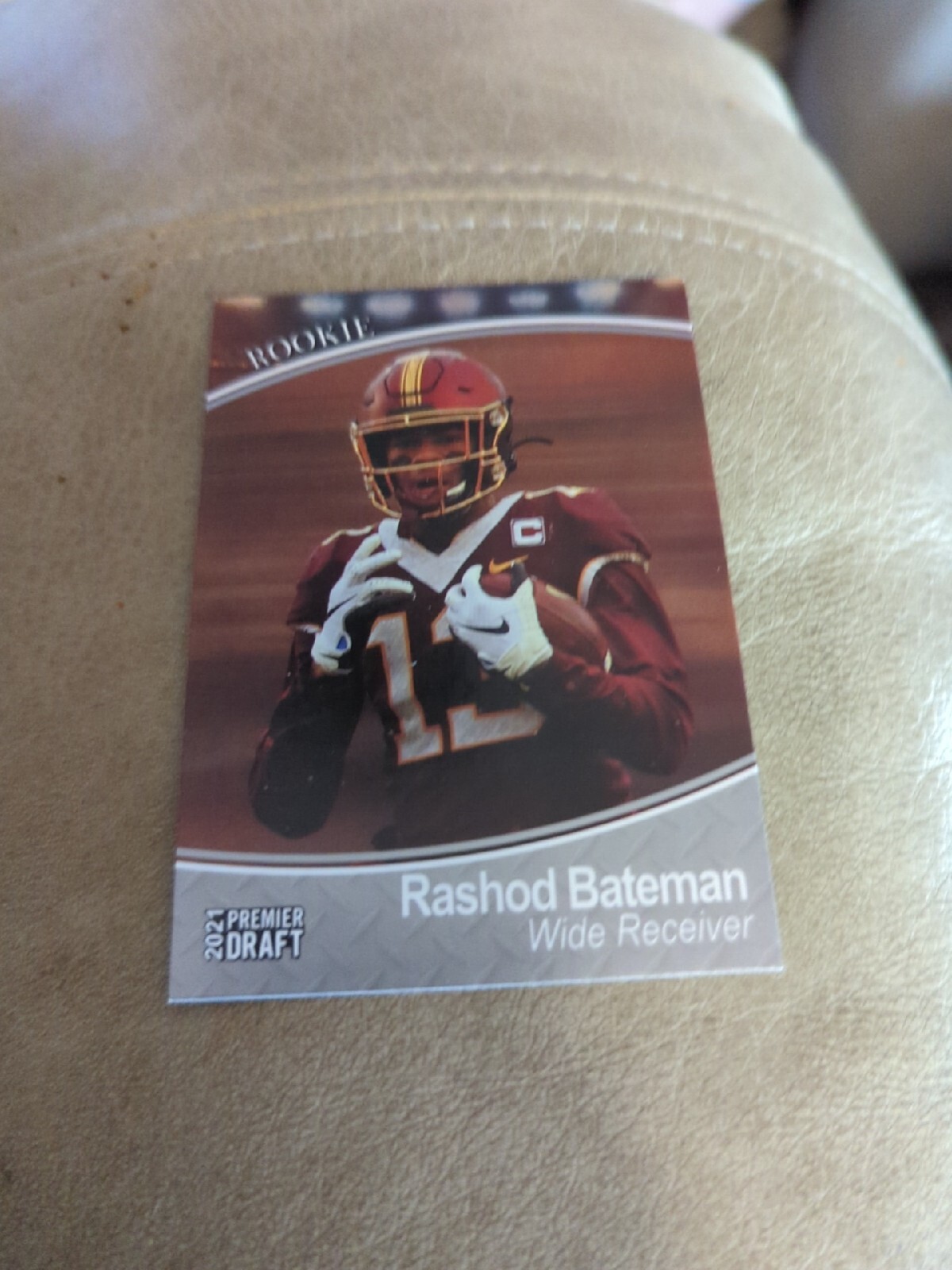 2021 Sage Premier Draft SILVER Parallel #1 RASHOD BATEMAN
