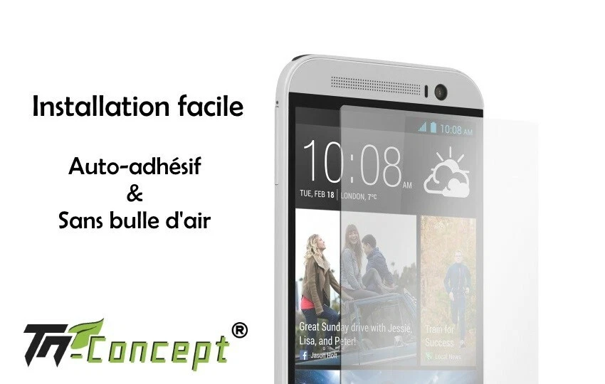 HTC 10 - Vitre de Protection Crystal - TM Concept® - Photo 4/4