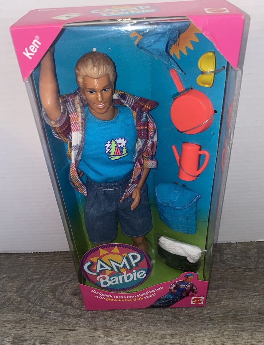 New in box 1993 Mattel Camp KEN Barbie Doll NRFB | eBay