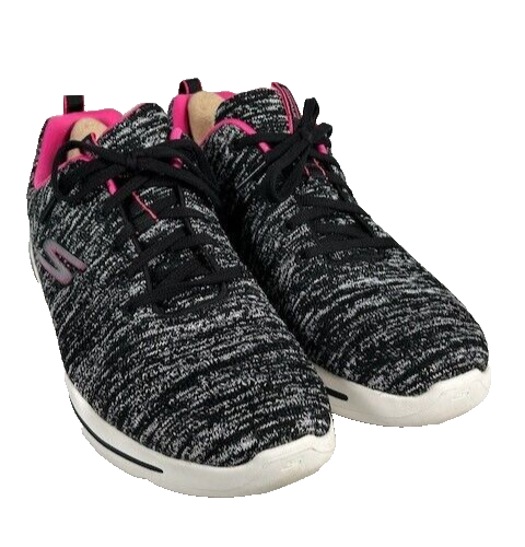 Skechers GOwalk Arch Fit Walking Athletic Shoes  124410.BKHP Glee Womens Size 10
