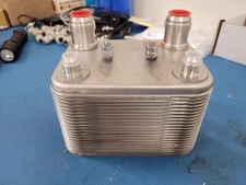 Nickel brazed stainless steel heat exchanger for de-ionized water, model NP3-40