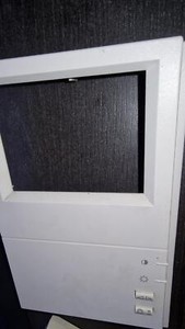 Ritto 7616/01 Gehäuse oberseite mit Platine S/W Monitor weiß dreh Regler Taster