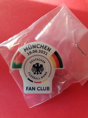 Off. Pin Fanclub DFB 19.06.2021 UEFA EURO Deutschland Germany vs Portugal