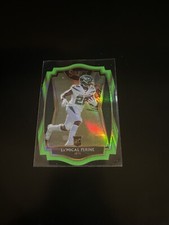 La’Mical Perine 2020 Select Premier Level Neon Green Die Cut Prizm Jets 180
