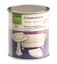 CERAMIZZANTE Resina Trasparente 250ml rinnova piastrelle sanitari vasca bagno