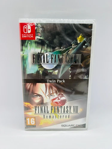 Final Fantasy VII and VIII 7 8 Remastered Twin Pack Switch CIB BRAND NEW SEALED