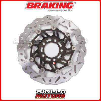 WK125L BREMSSCHEIBE VORNE LINKS BRAKING SUZUKI SV 650 1999 - 2002 WAVE SCHWIMMEND
