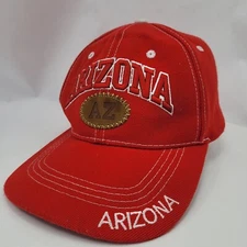 Arizona Red Cap Hat  Hook & Loop One Size