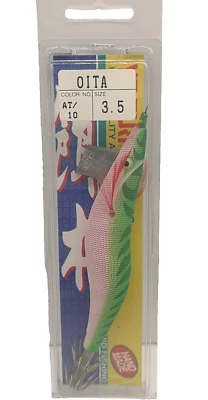 Totanara YO-ZURI Squid Jig OITA - Taille 3,5 - Col. AT/10 - soie - FA932