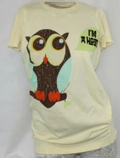 Womens David & Goliath I'm A Hoot Owl Distressed Look Vintage Tee T-Shirt
