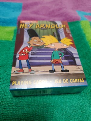 Hey Arnold NEW Nickelodeon Nick Toons 90's T.V Playing Cards 