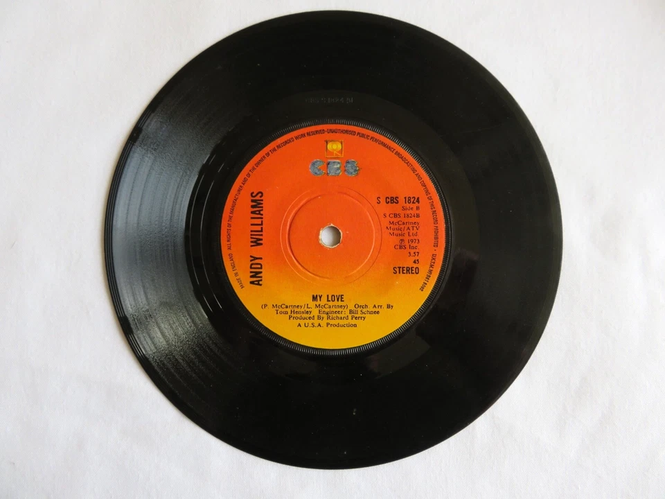 Andy Williams – Solitaire S CBS 1824 VINYL NEAR MINT - Image 2 of 2
