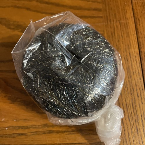 Plymouth Yarn - Dazzlelash - Black Gold Blue - 50g 220yds - Knitting Crochet - Picture 5 of 6