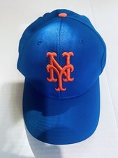 New York Mets Youth Hat Blue and Orange Adjustable OC Sports MLB