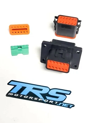 Firewall Bulkhead Deutsch 12 pin connector kit FuelTech Microtech Haltech ECU DT