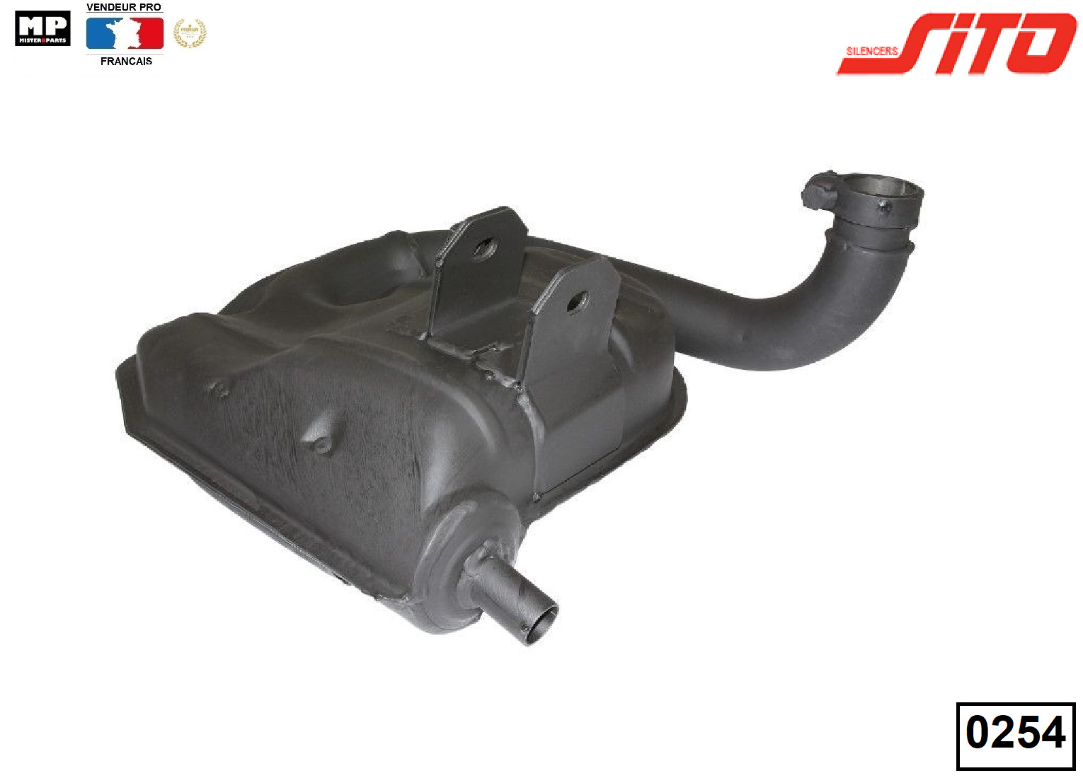 Pot SITO Plus 0254 pour rouler au quotidien en ville avec votre Vespa PX 150