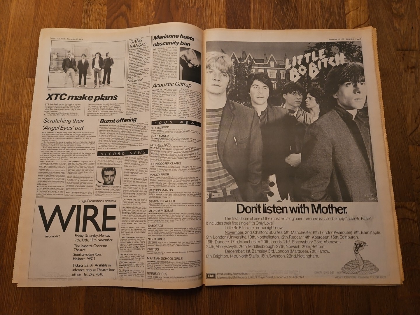 Sounds Music Newspaper November 10th 1979, MODS Vs. The World Cover eBay