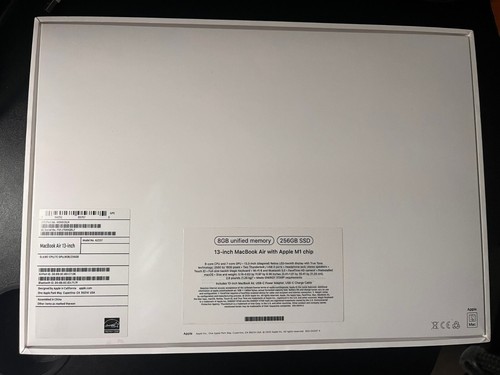 MacBook Air M1 2020 13.3 SLV - M1 8 Core/8GB RAM/256GB Silver -In Good Condition - Picture 8 of 8