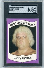 1982 Wrestling All Stars Dusty Rhodes Series A #6 SGC 6.5 (90)