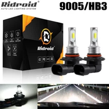 9005 LED Headlight Super Bright Bulbs Kit White 6500K 8000LM High/Low Beam NEW