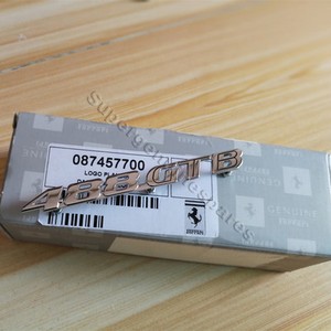 Details About Genuine Ferrari 488 Gtb Metal Badge Script Emblem 87457700 Brand New 1pc