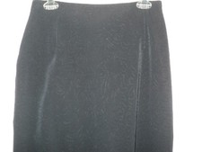 Garfield & Marks Skirt Classic Size 8 Small Black Straight Pencil Made in USA