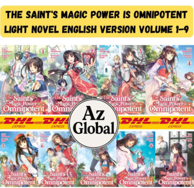 The Saint's Magic Power is Omnipotent English Light Novel Volume 1-9 DHL EXPRESS