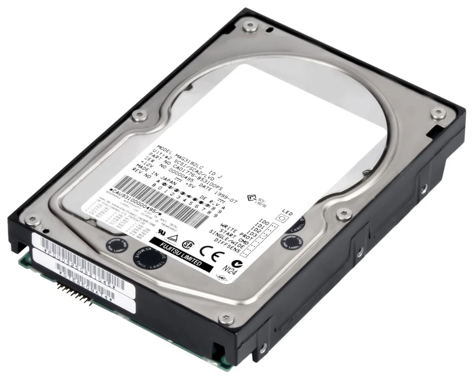 Hard Drive Fujitsu MAG3182LC 18.2GB 10000RPM 2MB Cache SCSI Ultra2 3.5'' Inch - Image 2 of 3