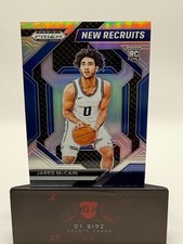 2024 Panini Prizm Draft Picks - Fearless Jared McCain #8 Silver Prizm (RC)