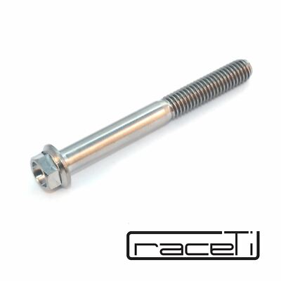 M7 X 30 MM Titanio Esagonale Flangia Bullone Vite Gr5 Filo Passo X 1.0