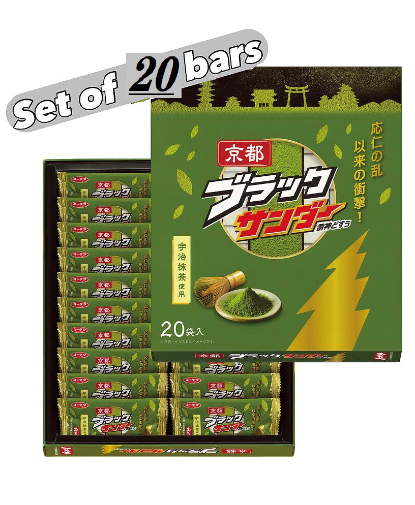 Black thunder chocolate Matcha flavor/Japanese snack/Green t