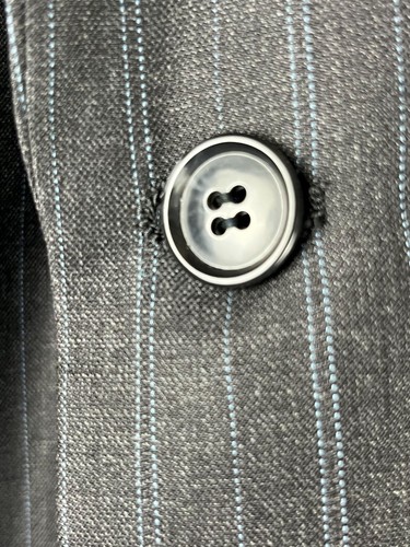 Giorgio by Giorgio Cosani Cashmere Wool Pin Strip Tailored French Suit, Men's 36 - Picture 16 of 24