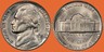 1949 Jefferson Nickel ~ BU Gem UNCIRCULATED ~ 5c US Coin ~ Philadelphia Jefferson