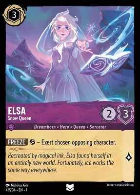 Lorcana - Elsa - Snow Queen- 41/204 EN - Uncommon - Non Foil