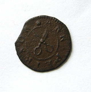 17th Century 1669 Oxford Farthing Token – ANN PEIRSON: Scarce