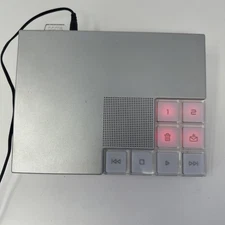 Ooma Hub VoIP Home Phone Service Silver 110-0100-307 With Power Adapter