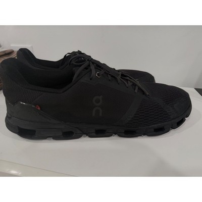 On Running Cloud X Mens Training Shoes All Black Mesh Sneakers Low Top 19.0002