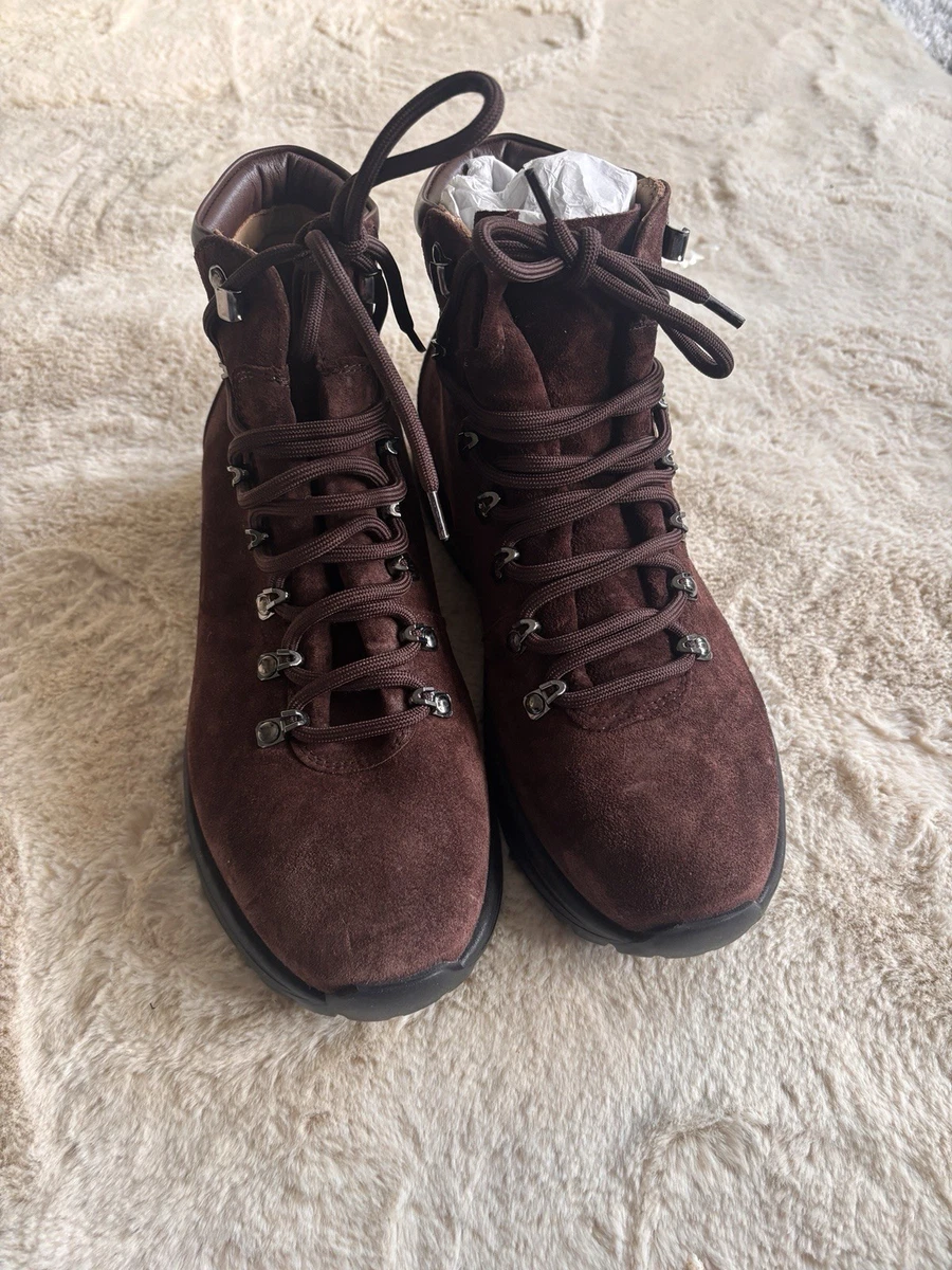 Russell & Bromley Red Suede Chukka Boots Ankle Lace Up Mens Size 9‎ Russell & Bromley Lace Up Desert Boots for Men for sale  main image 3
