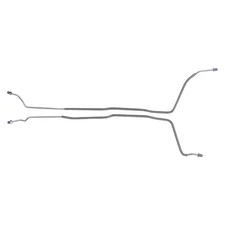 1973-1975 GM A-Body 3/16" Rear Axle Drum Brake Lines Kit Set, OE Steel